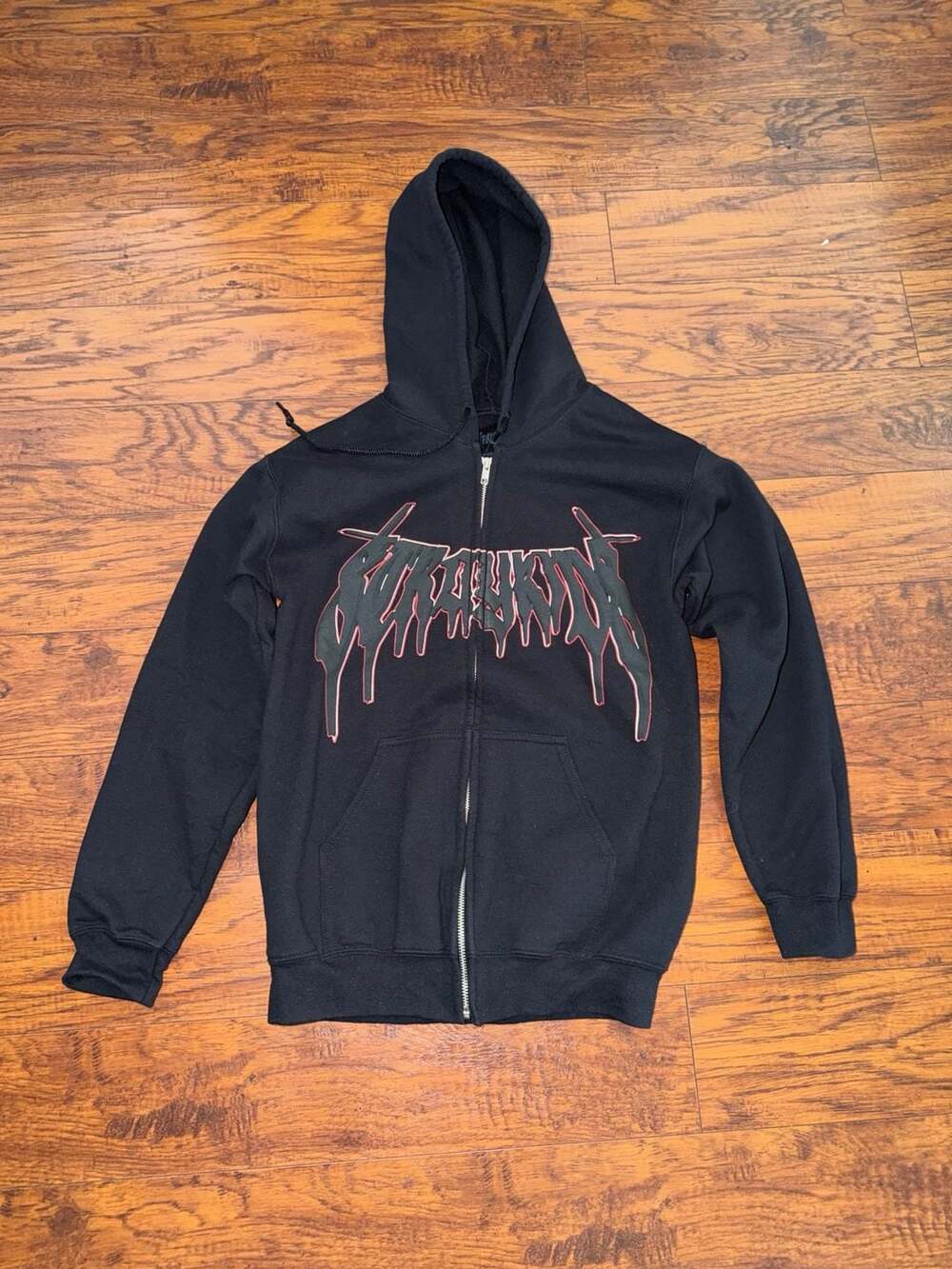 Stray Kids DominATE World Tour Official Merch Zip Up Hoodie Black